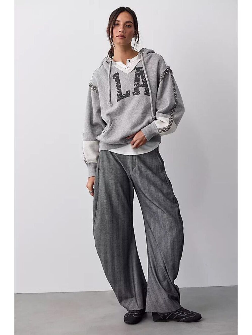 New Free People We The Free Midnight Sparkle Hoodie Size S